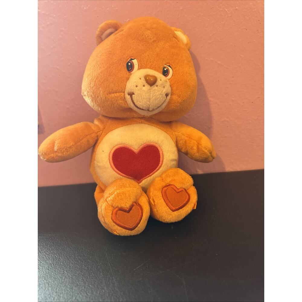 GET WELL TENDERHEART 12" Care Bear with Band Aid, Interactive, RARE 2004 Plush